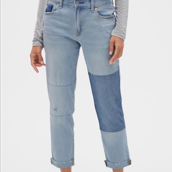 GAP Denim - 🌸GAP Patch Girlfriend Jeans light wash 🌸 NWT
